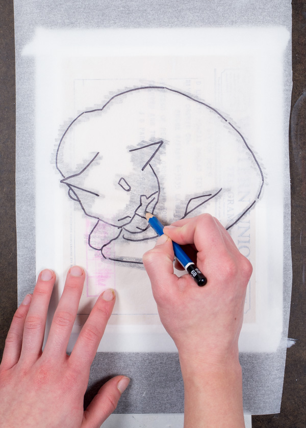 Ephemera Painting - transferring your image